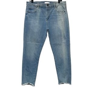 Ann Taylor Loft Frayed Hem Jeans Size 14